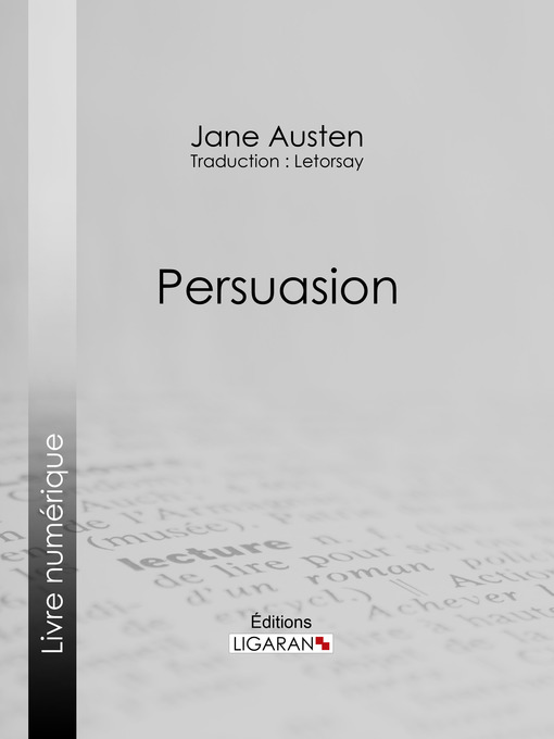 Title details for Persuasion by Jane Austen - Available